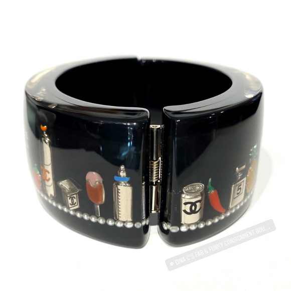SOLD Authentic Chanel Supermarket Inclusion Bangle - Picture 5 of 10